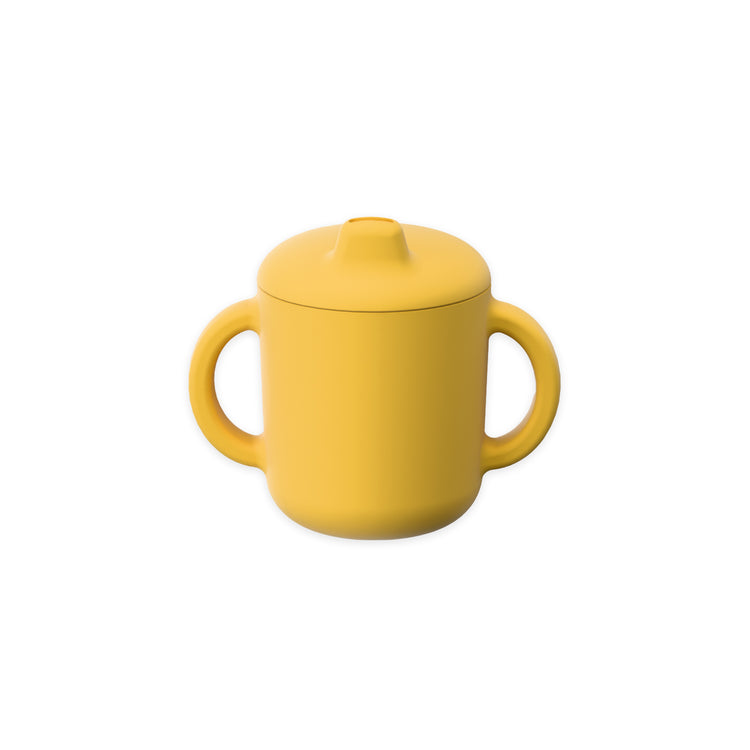 EKOBO. Bambino Silicone Sippy Cup with handles - Mimosa