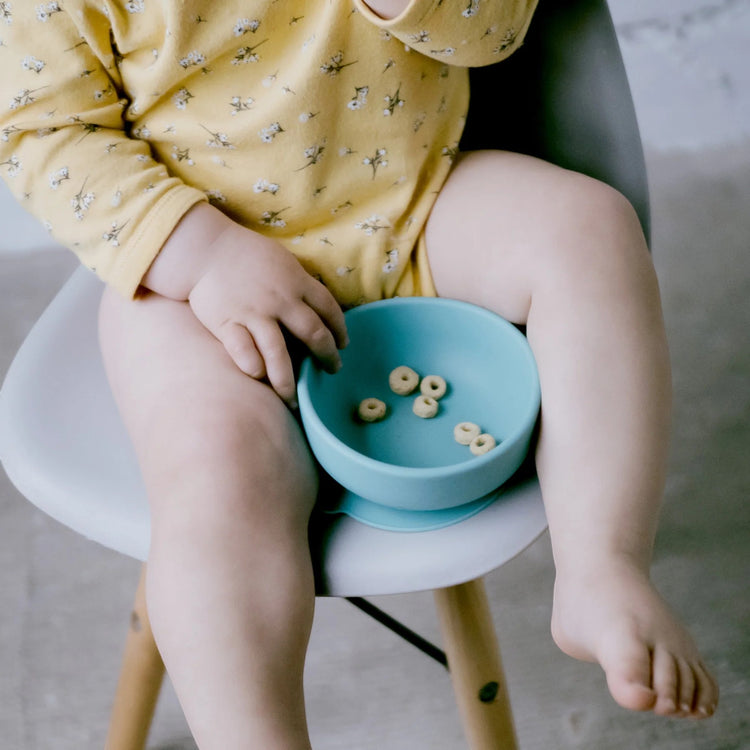 EKOBO. Silicone Suction Bowl - Lagoon