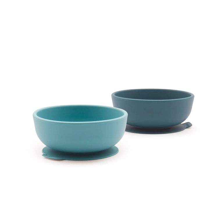 EKOBO. Silicone Suction Bowl - Lagoon
