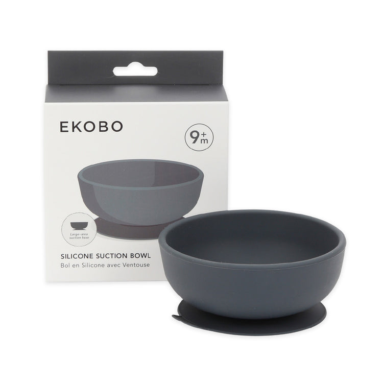 EKOBO. Silicone Suction Bowl - Storm
