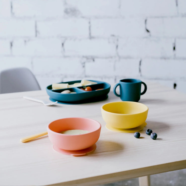 EKOBO. Silicone Suction Bowl - Mimosa
