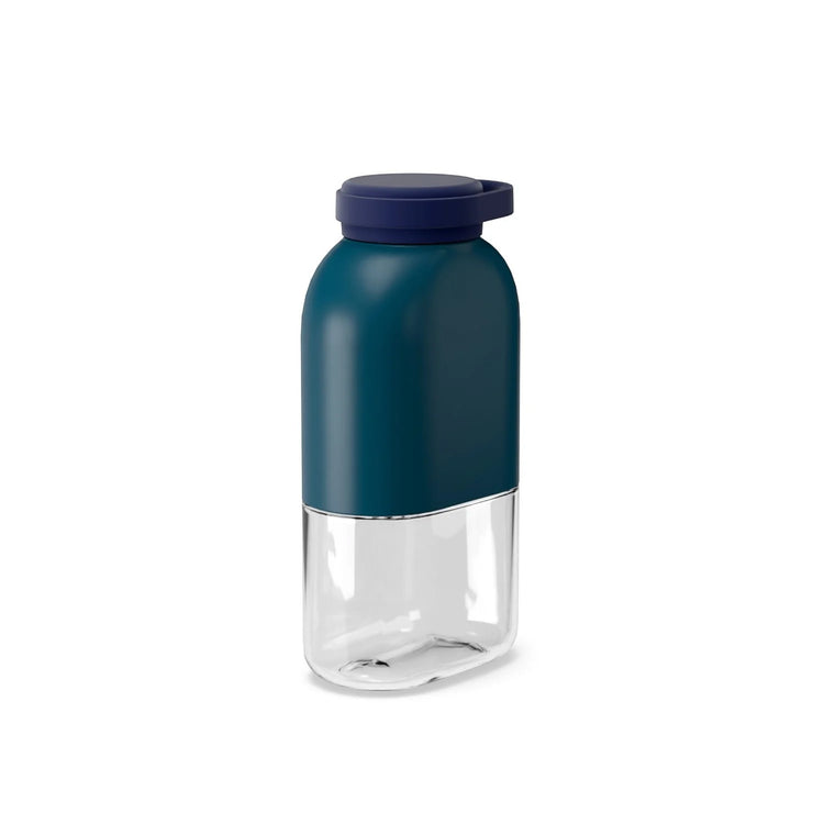 EKOBO. Slim Tritan Water Bottle 350ml - Blue Abyss / Midnight Blue