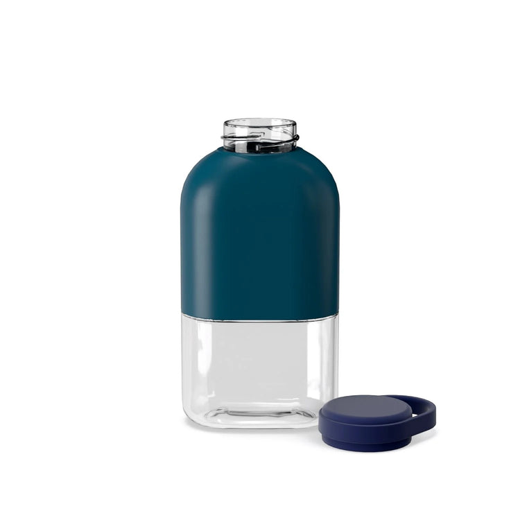 EKOBO. Slim Tritan Water Bottle 350ml - Blue Abyss / Midnight Blue