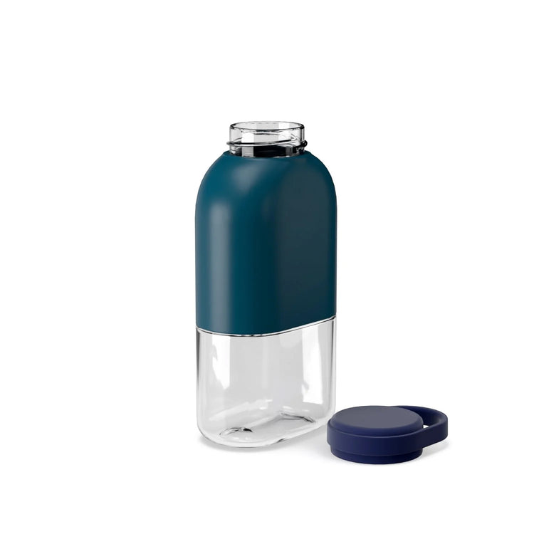 EKOBO. Slim Tritan Water Bottle 350ml - Blue Abyss / Midnight Blue