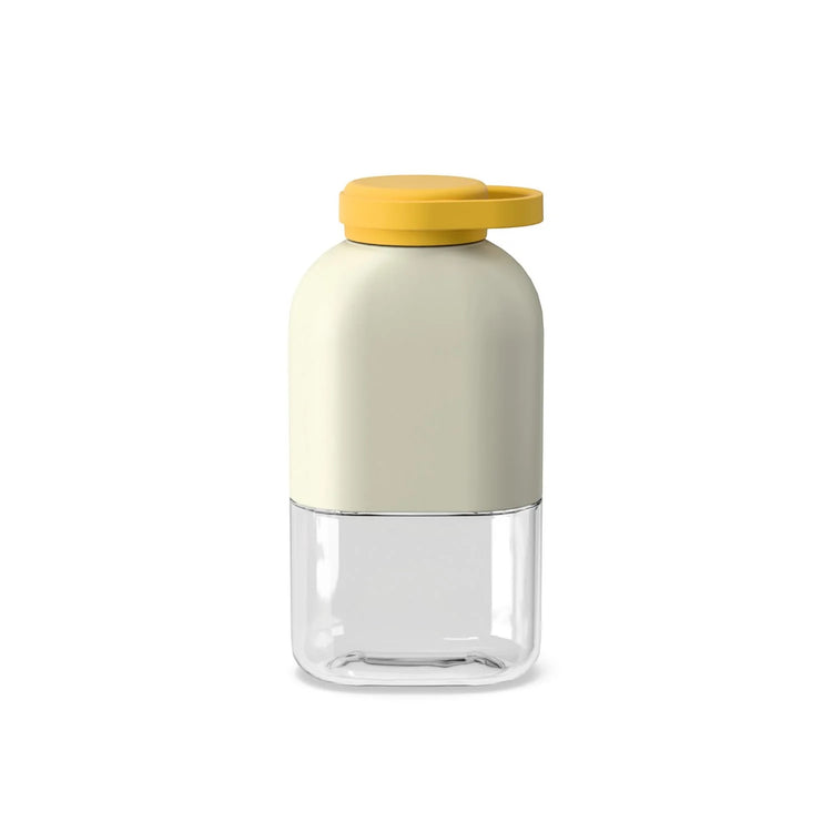 EKOBO. Slim Tritan Water Bottle 350ml - Ivory / Mimosa