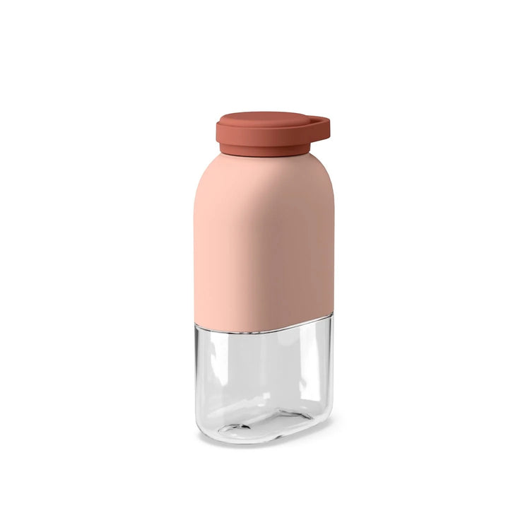 EKOBO. Slim Tritan Water Bottle 350ml - Blush / Terraccotta