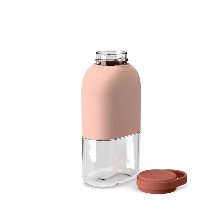 EKOBO. Slim Tritan Water Bottle 350ml - Blush / Terraccotta