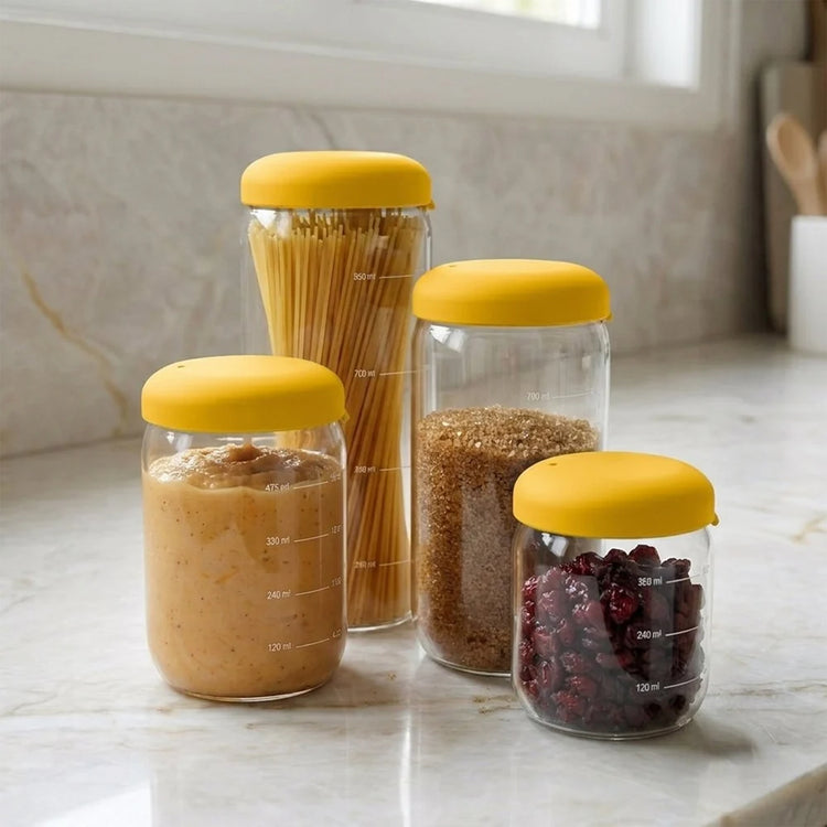 EKOBO. Γυάλινο δοχείο αποθήκευσης 350ml - Mimosa