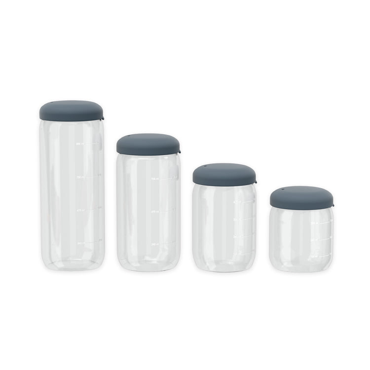 EKOBO. Γυάλινο δοχείο αποθήκευσης 350ml - Storm