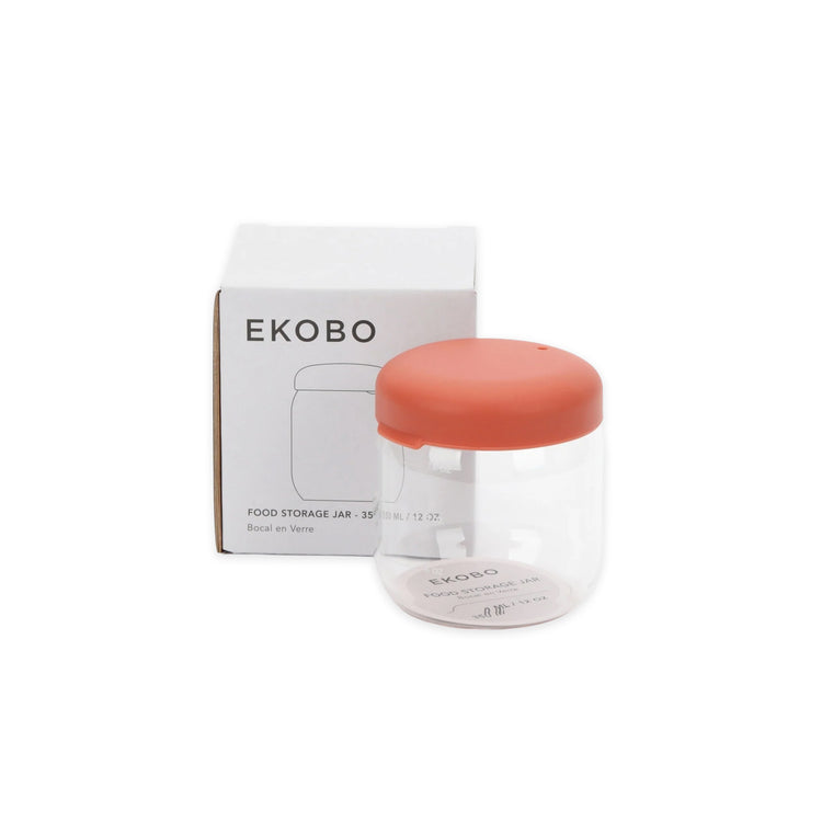 EKOBO. Γυάλινο δοχείο αποθήκευσης 350ml - Terracotta