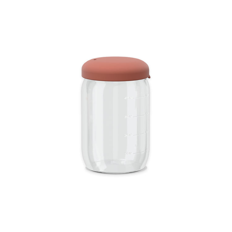 EKOBO. Γυάλινο δοχείο αποθήκευσης 500ml - Terracotta