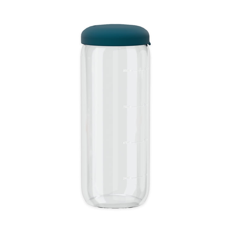 EKOBO. Γυάλινο δοχείο αποθήκευσης 1000ml - Blue Abyss