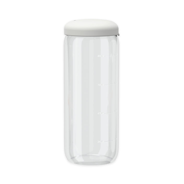 EKOBO. Pronto Food Storage Jar in Borosilicate Glass 1000ml - Cloud