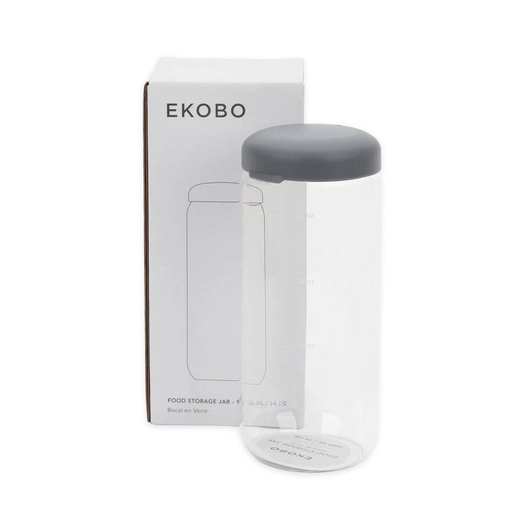 EKOBO. Γυάλινο δοχείο αποθήκευσης 1000ml - Storm