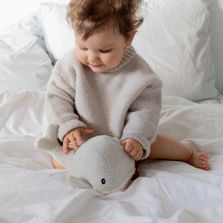 FLOW. Moby - Rechargeable heartbeat comforter (grey)
