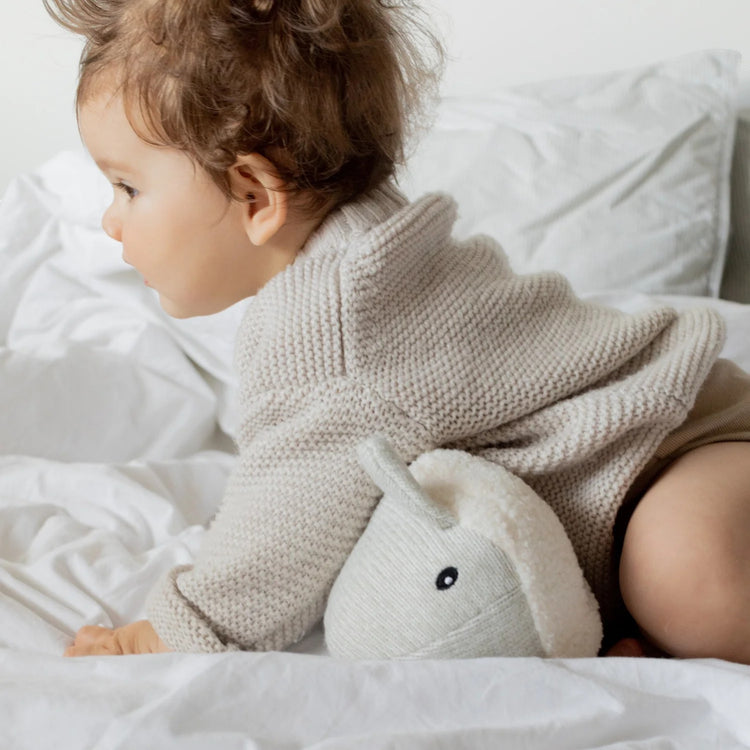 FLOW. Moby - Rechargeable heartbeat comforter (grey)