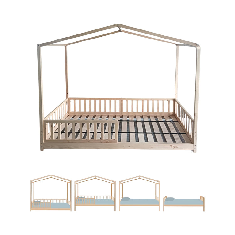 FAMILY NATION. Εξελισσόμενο Κρεβάτι Montessori Evi 4 σε 1 - 200x90 εκ.