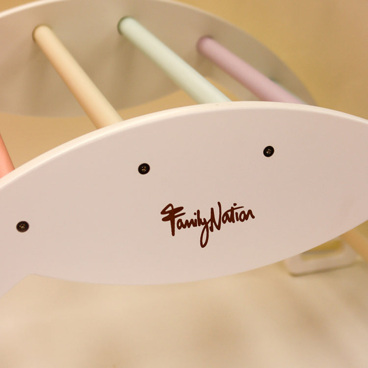 FAMILY NATION. Αψίδα αναρρίχησης/ισορροπίας Montessori Rainbow - Cotton Candy