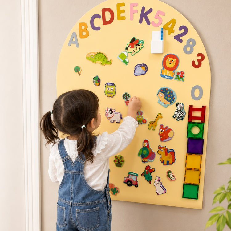 FAMILY NATION. MagneKids™ Magnetic Wall Decal - Arch - Sand