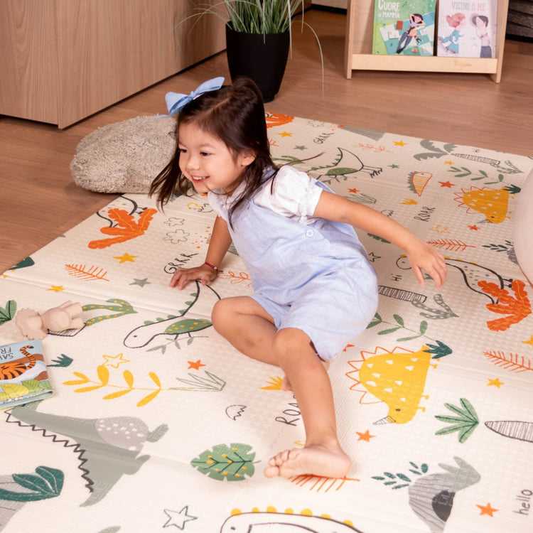 FAMILY NATION. Πτυσσόμενο Χαλάκι Δραστηριοτήτων Montessori 2 σε 1 - Dino Friends