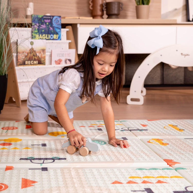 FAMILY NATION. Πτυσσόμενο Χαλάκι Δραστηριοτήτων Montessori 2 σε 1 - Dino Friends