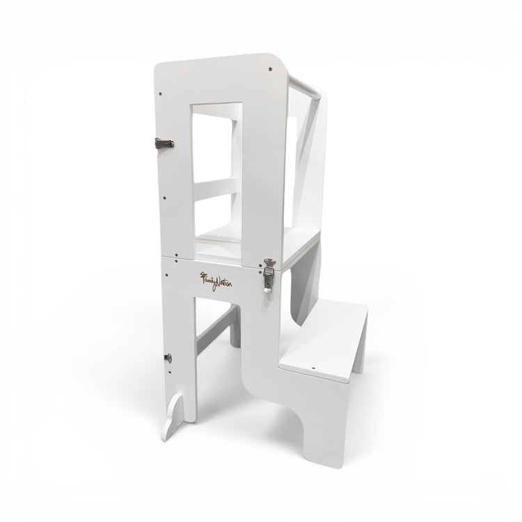 FAMILY NATION. Montessori Learning Tower 2 in 1 - White