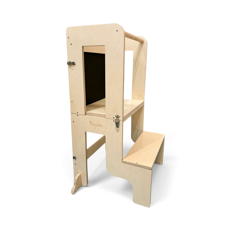 FAMILY NATION. Montessori Learning Tower 2 in 1 - Natural