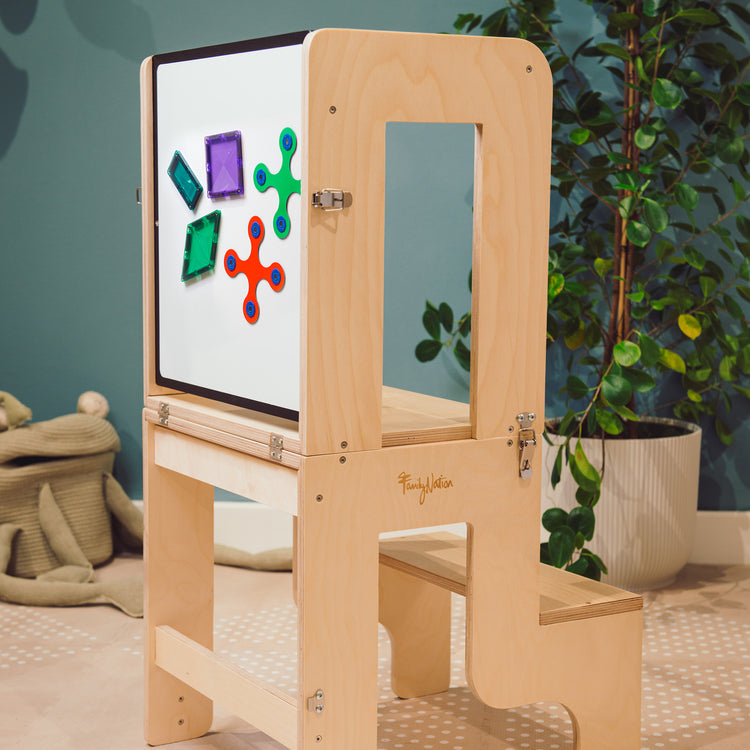 FAMILY NATION. Montessori Learning Tower 2 in 1 - Natural