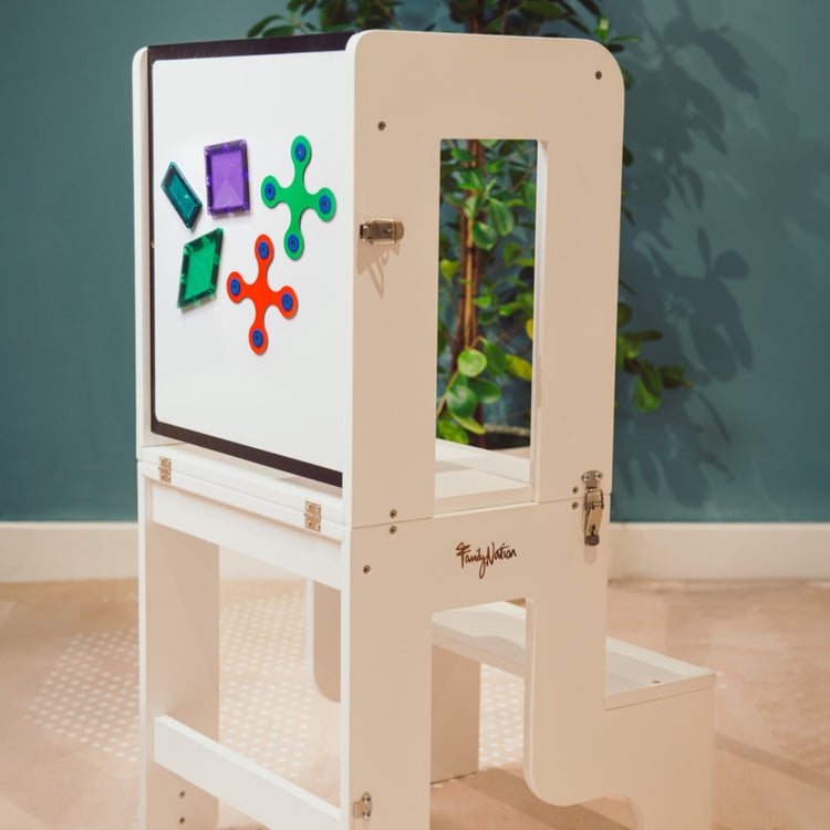 FAMILY NATION. Montessori Learning Tower 3 in 1 - White