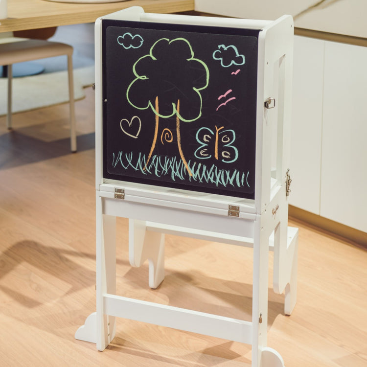 FAMILY NATION. Montessori Learning Tower 3 in 1 - White