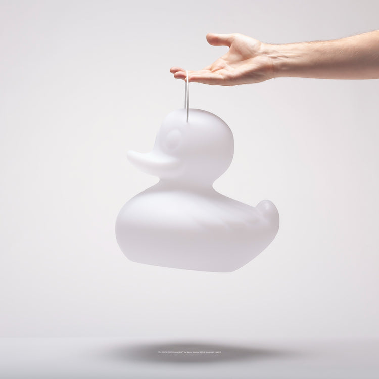 GOODNIGHT. The Duck Duck Lamp Small White