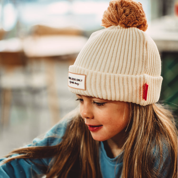 HELLO HOSSY. Color Block Sandy beanie - 2-5 years