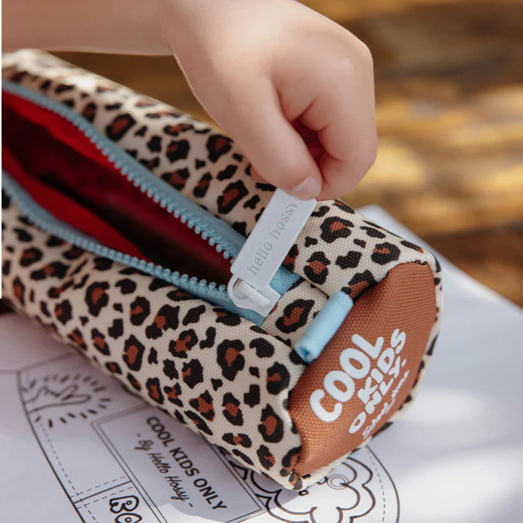 HELLO HOSSY. Leopard Pencil Case
