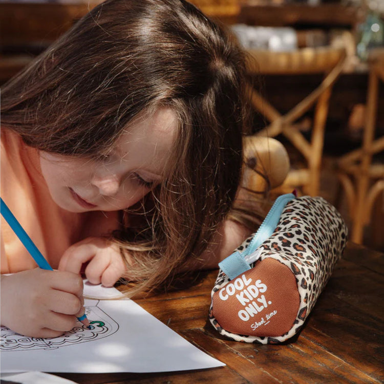HELLO HOSSY. Leopard Pencil Case