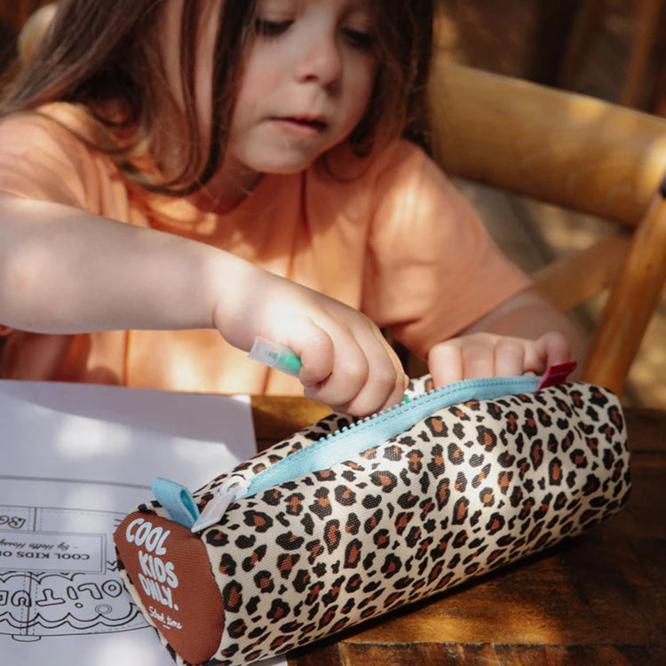 HELLO HOSSY. Leopard Pencil Case