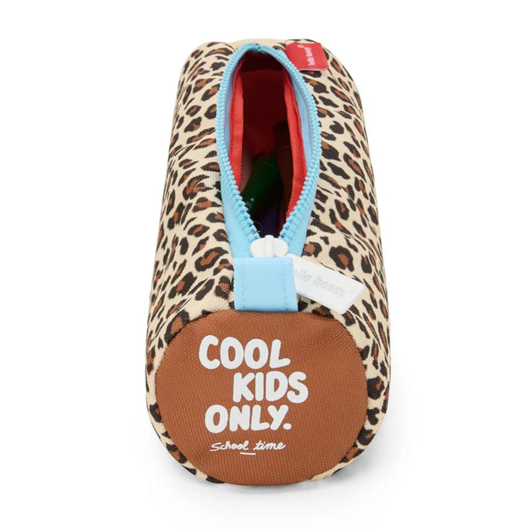 HELLO HOSSY. Leopard Pencil Case