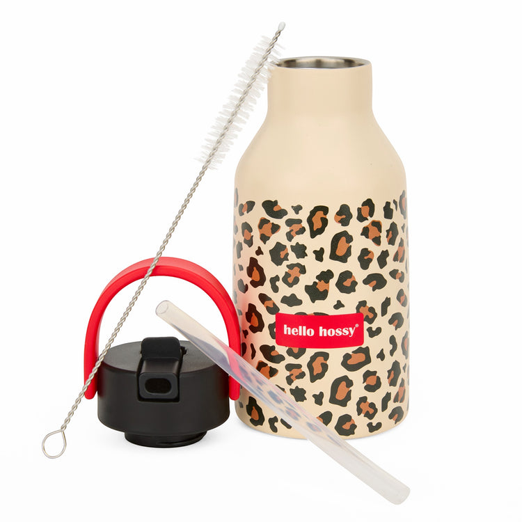 HELLO HOSSY. Water bottle Leopard 350ml