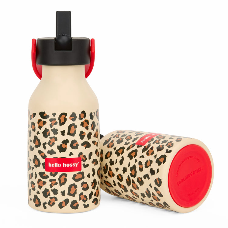 HELLO HOSSY. Water bottle Leopard 350ml