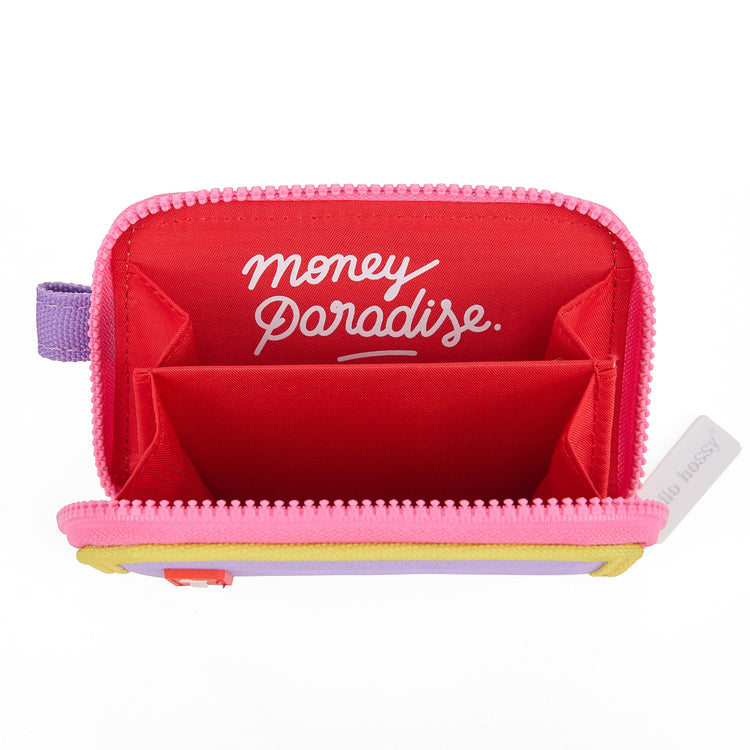 HELLO HOSSY. Mini Mauve Wallet