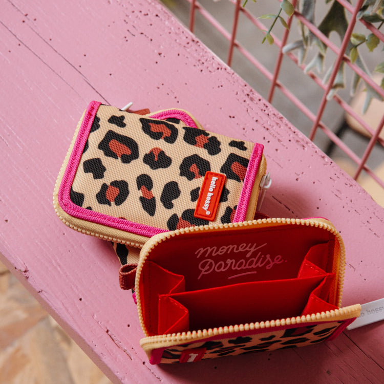 HELLO HOSSY. Leopard #7 Wallet