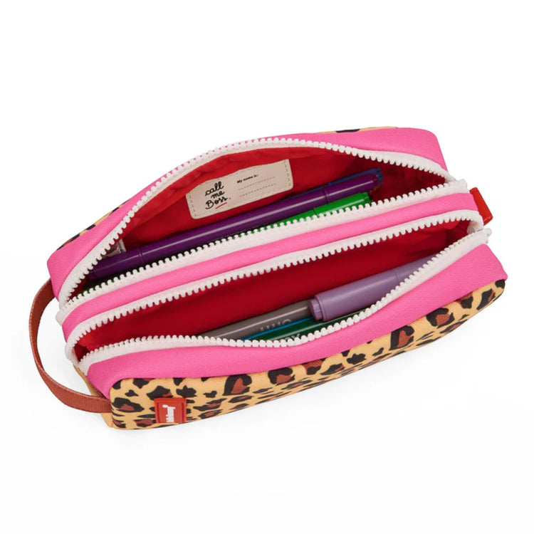 HELLO HOSSY. Leopard #7 Pencil Case