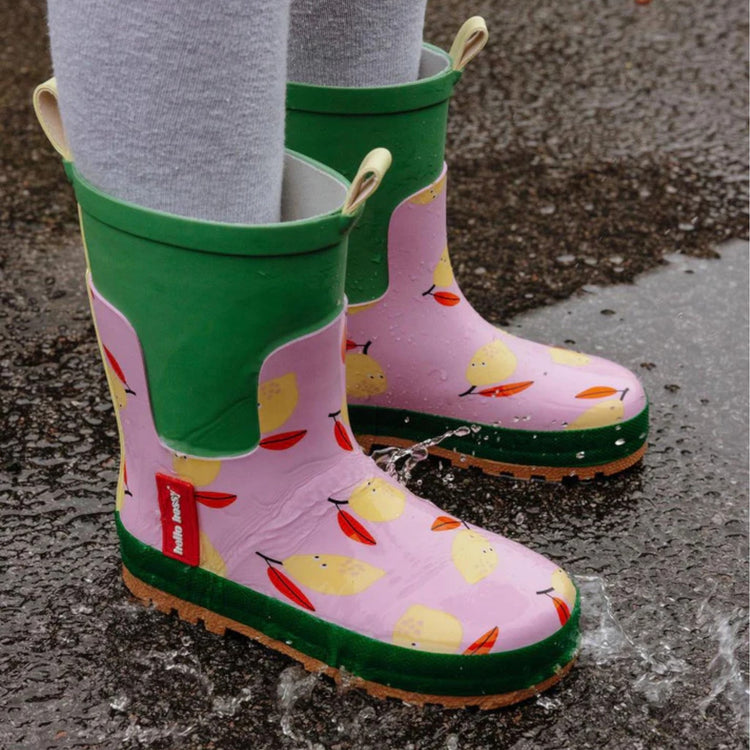 HELLO HOSSY. Rainboot Lemony - Size 28
