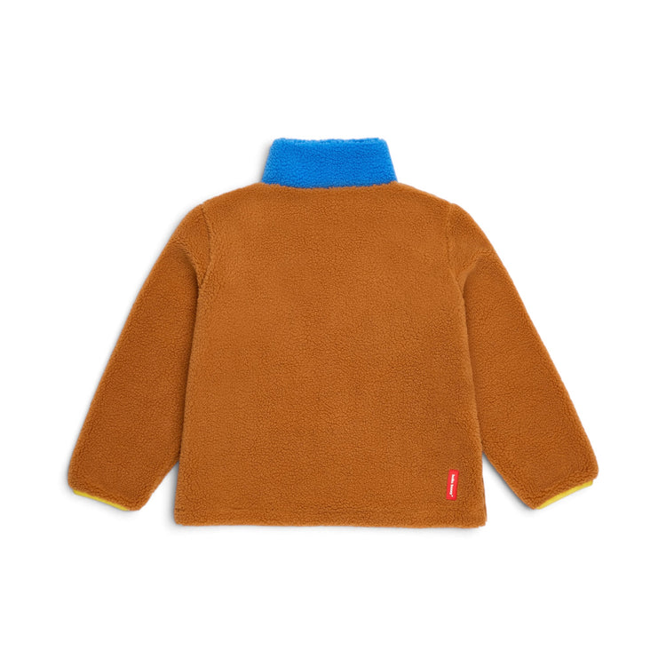 HELLO HOSSY. Παιδικό μπουφάν fleece Blue Camel
