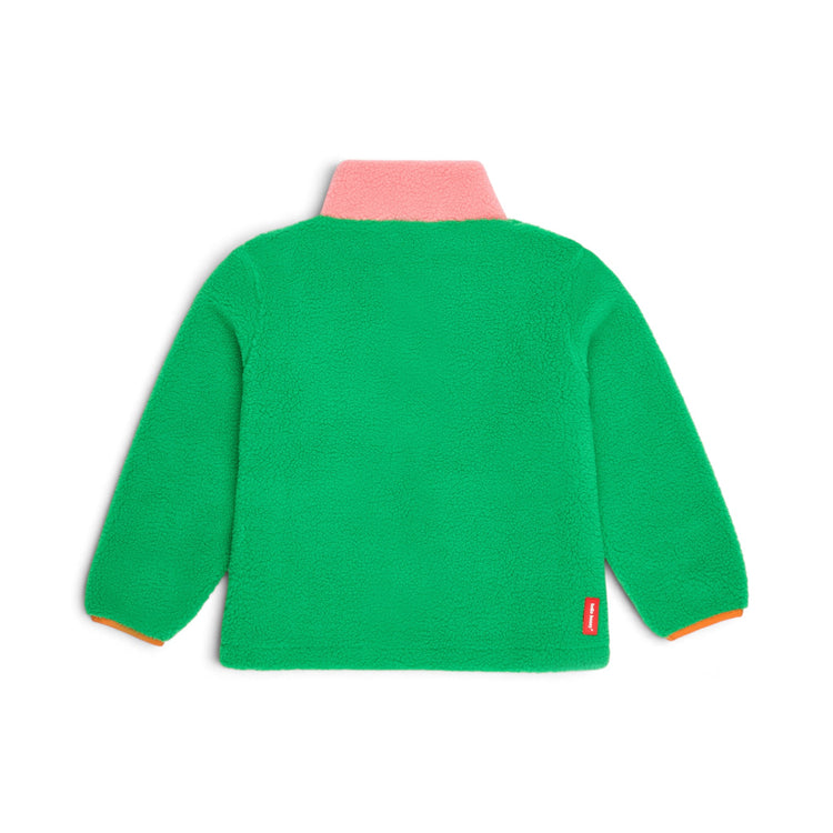 HELLO HOSSY. Παιδικό μπουφάν fleece Green Candy