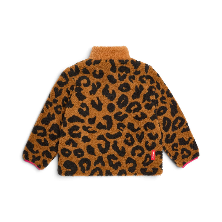 HELLO HOSSY. Μπουφάν fleece Leopard - Μαμά S