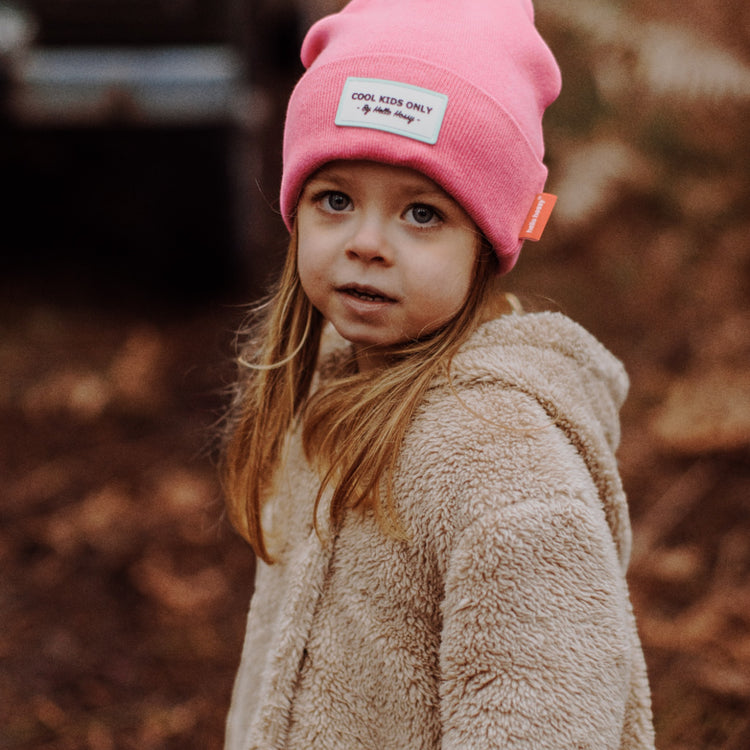 HELLO HOSSY. Urban Fuchsia beanie - 2-5 years