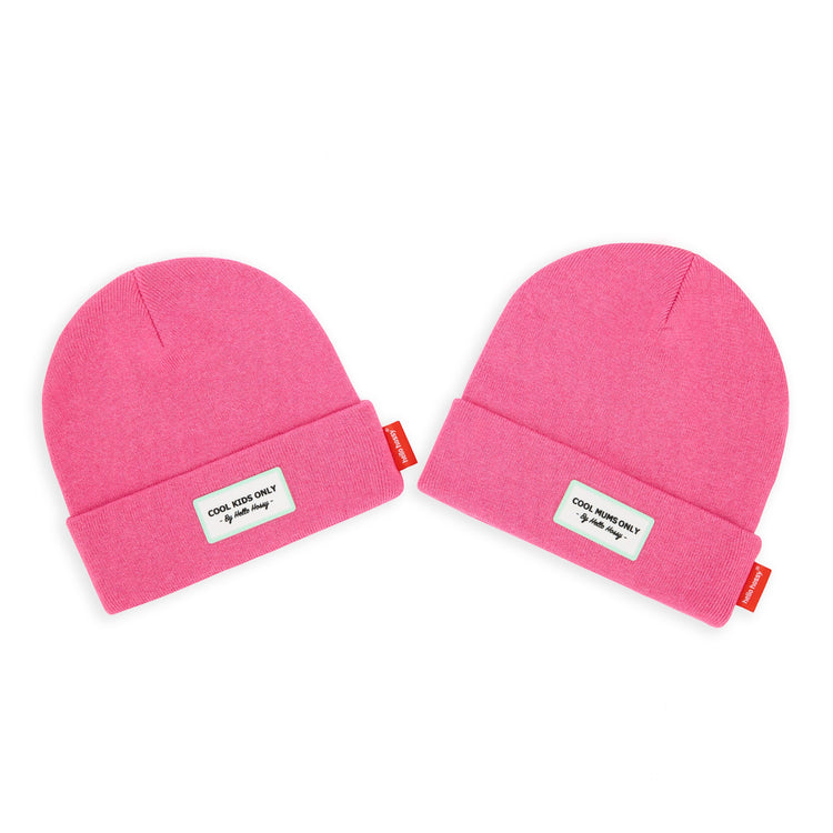 HELLO HOSSY. Urban Fuchsia beanie - 2-5 years