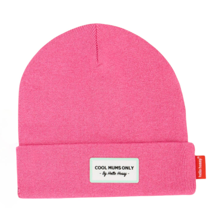 HELLO HOSSY. Urban Fuchsia mum beanie