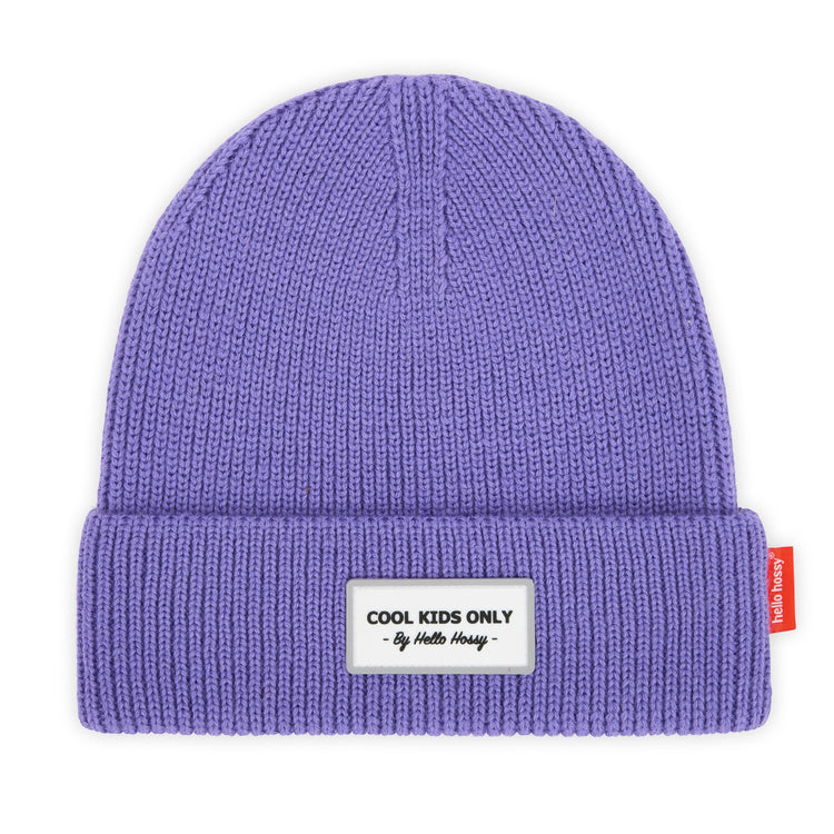 HELLO HOSSY. Pop Purple beanie - 6 years