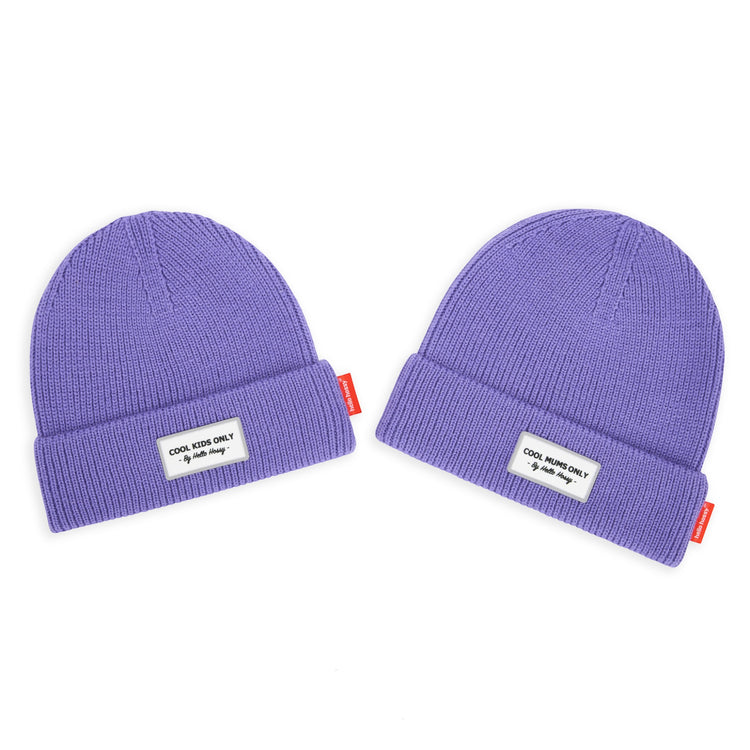 HELLO HOSSY. Pop Purple beanie